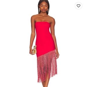 NWT superdown Cleo strapless dress